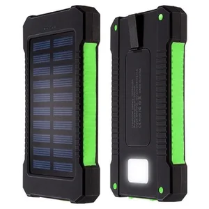 Portable 20000mAh Solar Power Bank