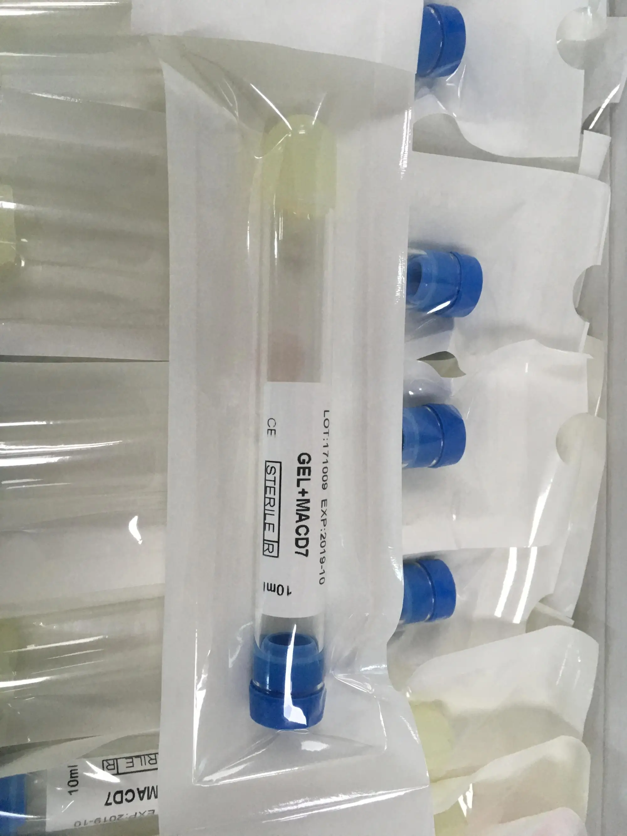 high quality concentration platelet rich plasma prp tube with up