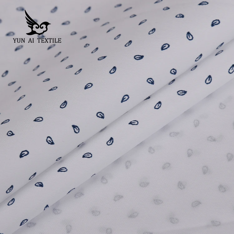 
New design custom print cotton polyester fabric for shirts 