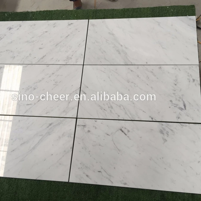 Carrera white marble