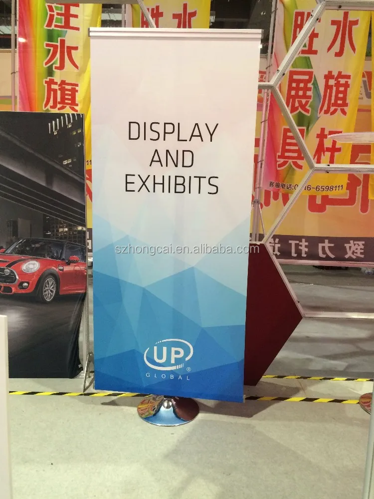 
Aluminum adjustable height pole display stand 