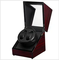 

Wholesale 2 Colors Ebony Paint Single Winder 2 Slot Rotating Motor Watch Box