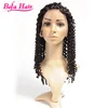Unprocessed high quality no shedding no tangle 100% full cuticle remy human hair curly afro brazilian light brown lacewigs