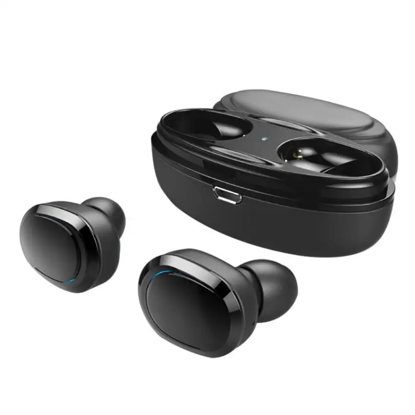 

Bluetooth True Wireless Earphone earpiece Fone De Ouvido Audifonos Sport Handsfree Earbuds Noise Canceling Ecouteur Headphones, Black silver