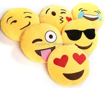 heart emoji pillow