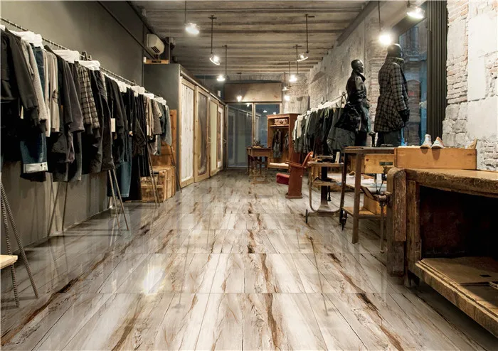 digital printing wood like design ceramic floor tile