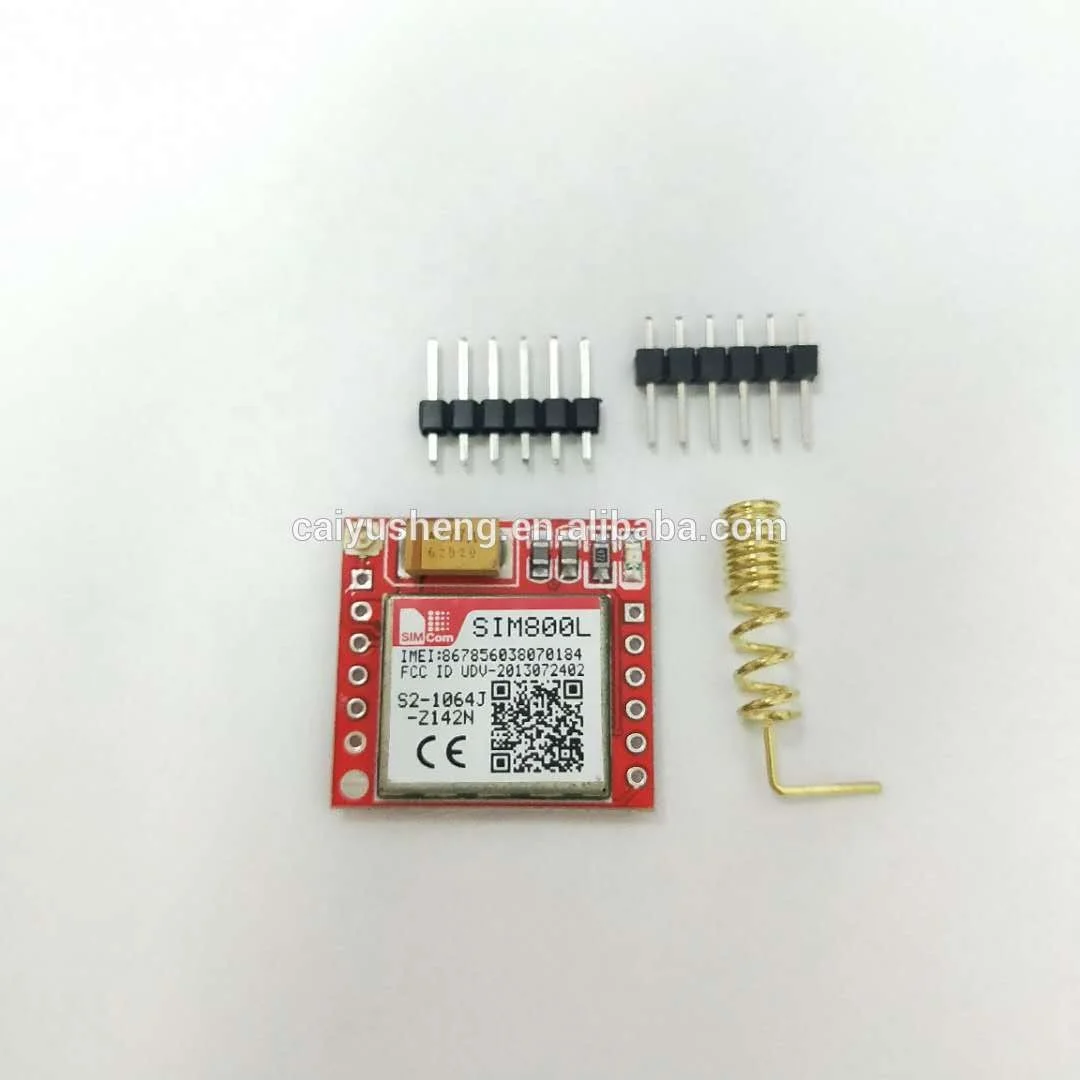 Sim800 Core Board Gprs Adapter Gsm Module Micro Sim Card Sim800l - Buy ...