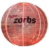 Pink Color Giant Inflatable LED Light Body Zorb Ball Glowing At Night