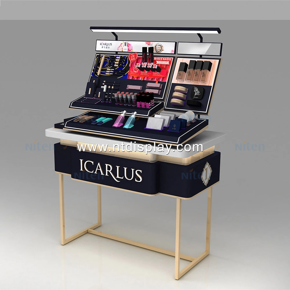 Good Sale Black Makeup Tester Cosmetic Display Stand Buy Makeup