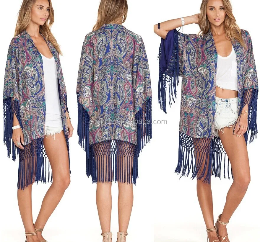 Ladies Fashion Plus Size Long Kimono Cardigan In Pastel Scarf ...