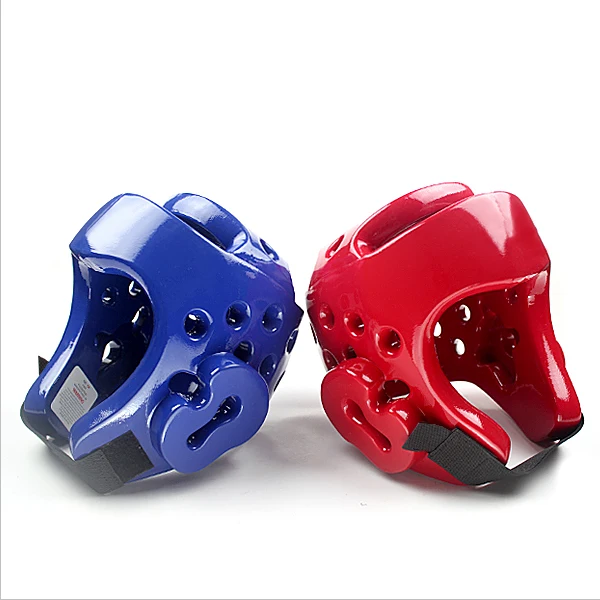 Head Guard Red Taekwondo Martial Arts Helmet Boxing Gear Taekwondo Head