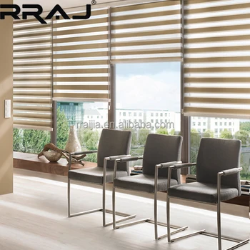 Motorized Zebra Curtains Or Office Dual Roller Blinds Motorized Zebra Curtains Or Office Dual Roller Blinds