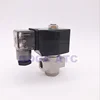 GOGO 2 way stainless steel water normally open solenoid valve ss 1/4" AC 220V Orifice 2.5mm/3mm zero-pressure start plug type