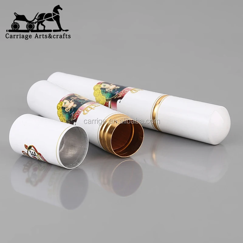 
Custom cigar tubes aluminium cigar packaging tube 