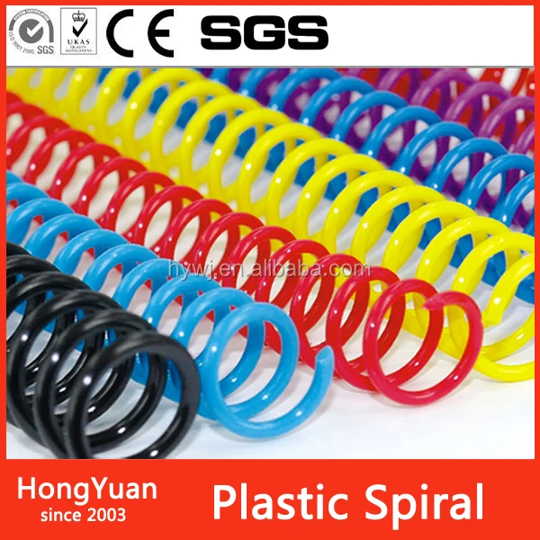 
Plastic Stocks automatic plastic spiral binder ,high quality amzon tri-blade plastic spiralizer,black plastic spiral spring coil 