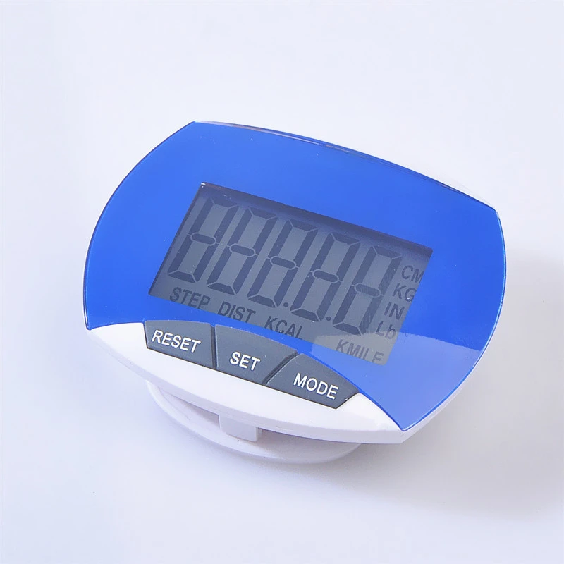 

2019 large LCD display instructions pedometer digital pedometer, Red;blue;grenn;pink;yellow