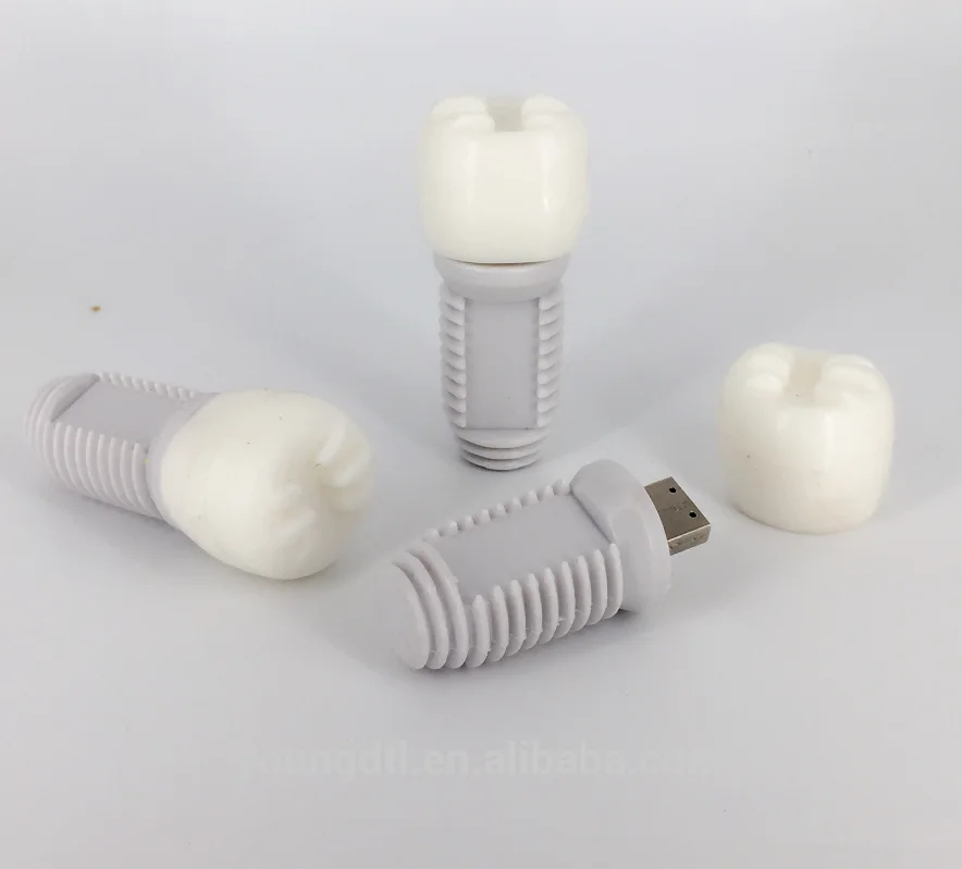 Dental Implant Tooth Shape Usb Memory With Pvc Case Buy Implant Tooth