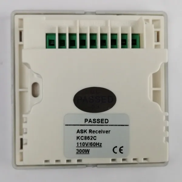 KECO tubular motor RF433 switch controller for motorized curtain and electric roller blind working with keco curtain emitters