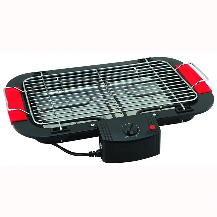 

Zogift Hot sale Korean electric bbq grill with water tray, Black electric bbq grill
