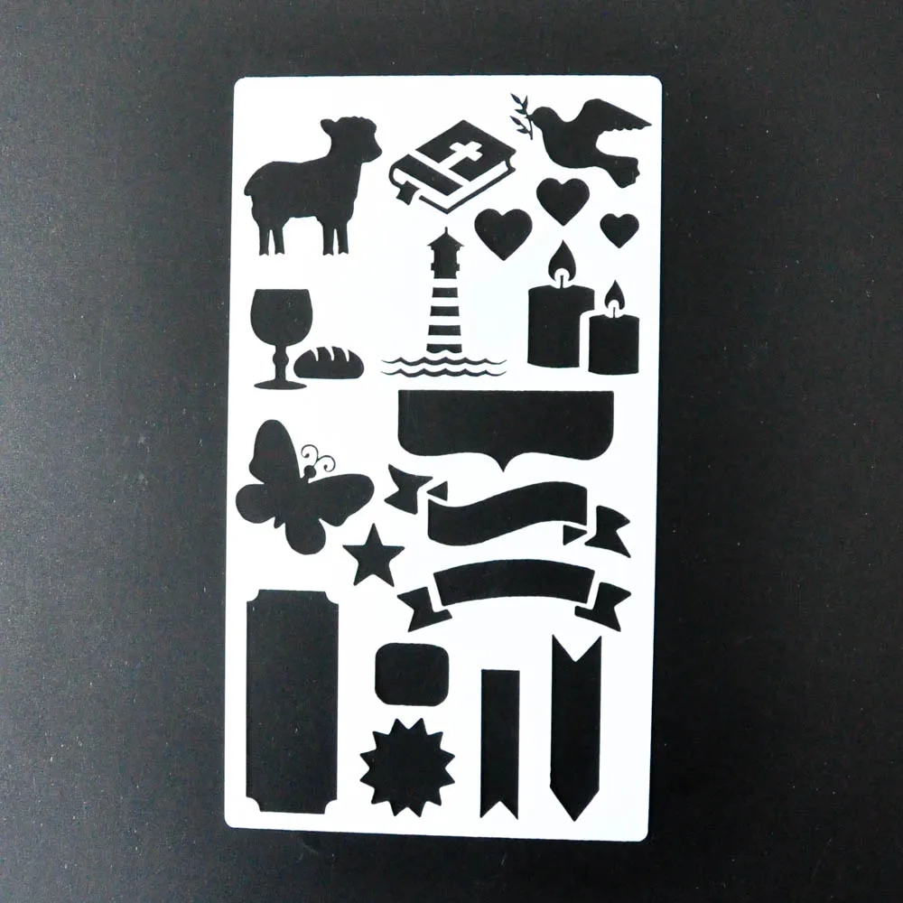 customized journal stencil plastic planner stencils