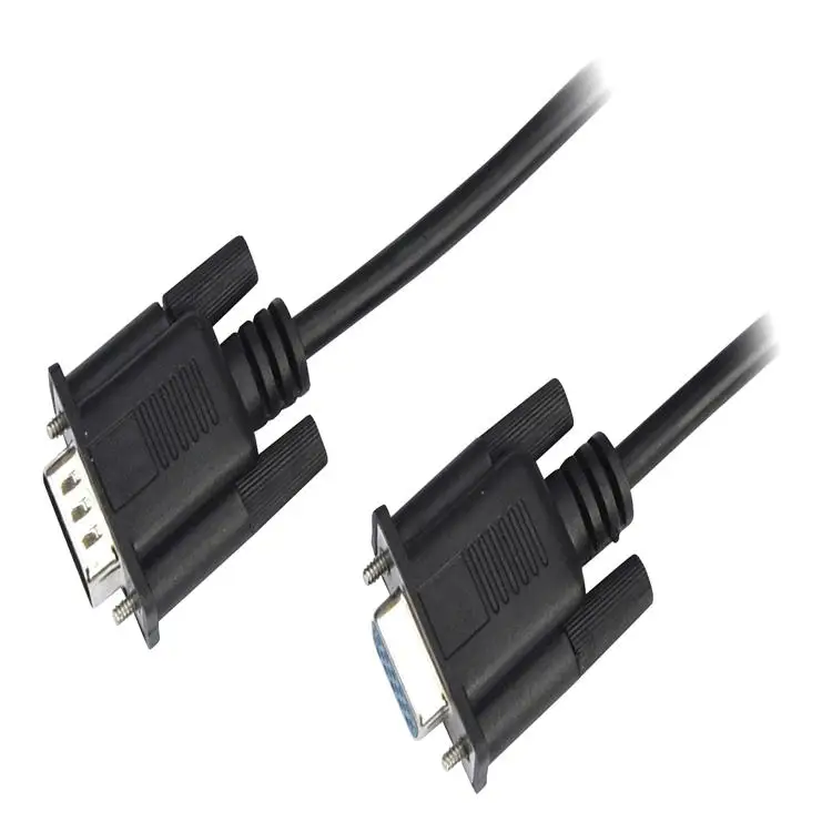

15PIN Male VGA to 15PIN Female VGA Cable, Black