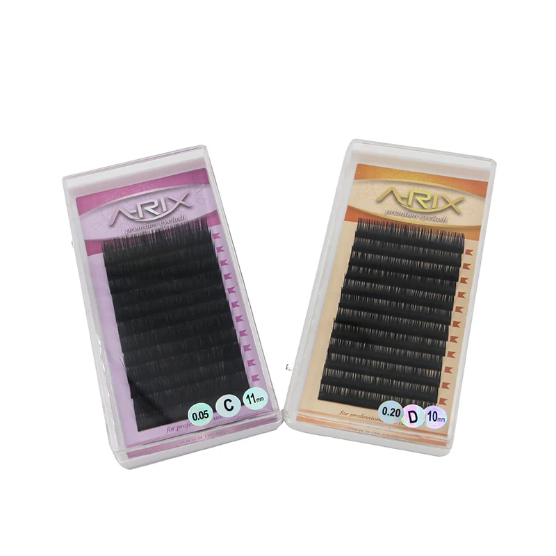 

RTS Fast Shipping Silk Mink 3D L Curl Eyelash Extension, Black