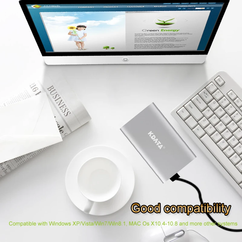 Portable External Usb 3.0 Hard Drives Hard Disk Ssd 240gb For Laptop Or