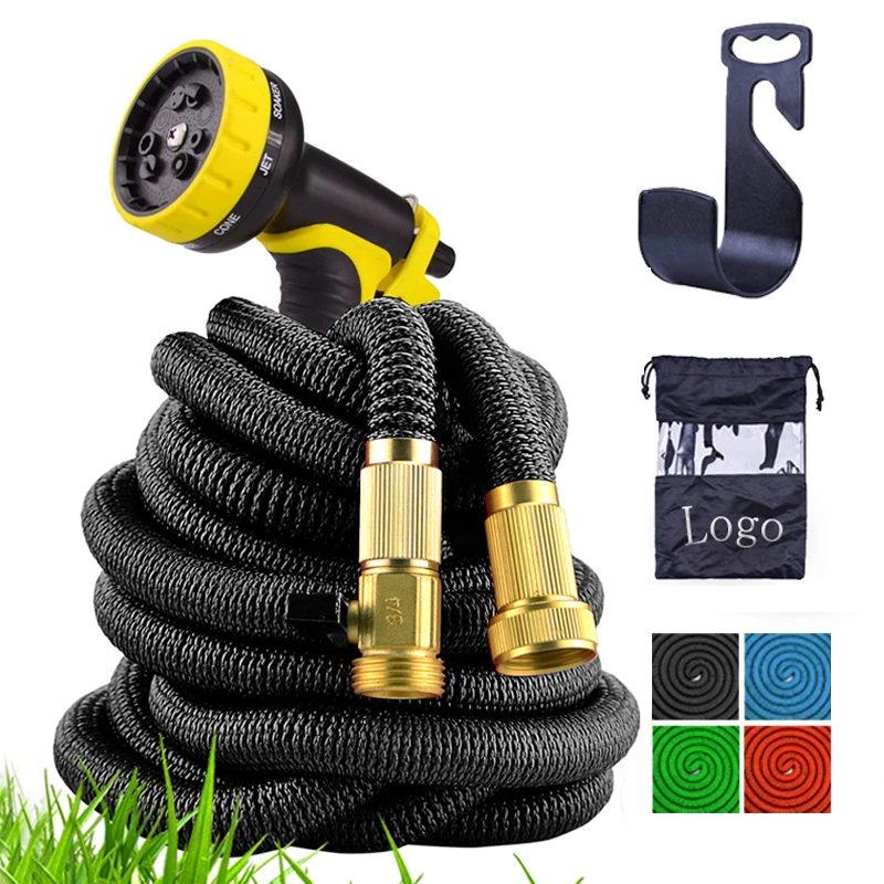 

25FT 50FT 70FT 100FT 150FT 2 layers Latex Expandable Garden Hose walmart garden hose pvc garden water hose