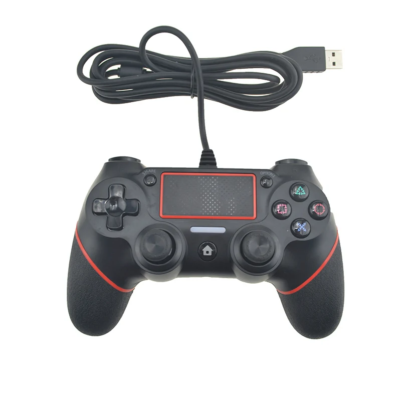 

USB Wired Controller For Gamepad For PC Win7 PS4/8/4 10 For PS Dualshock Joystick Gamepads 2.1 m Cabo, Red/blue/green