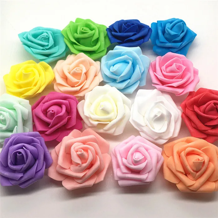 F1119 Wholesale Cheap Small Floral Foam Rose Flower Arrangement For