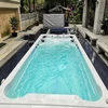 Degaulle Endless Pool Exercise Outside Winter Luxury Endless Swimming Pool