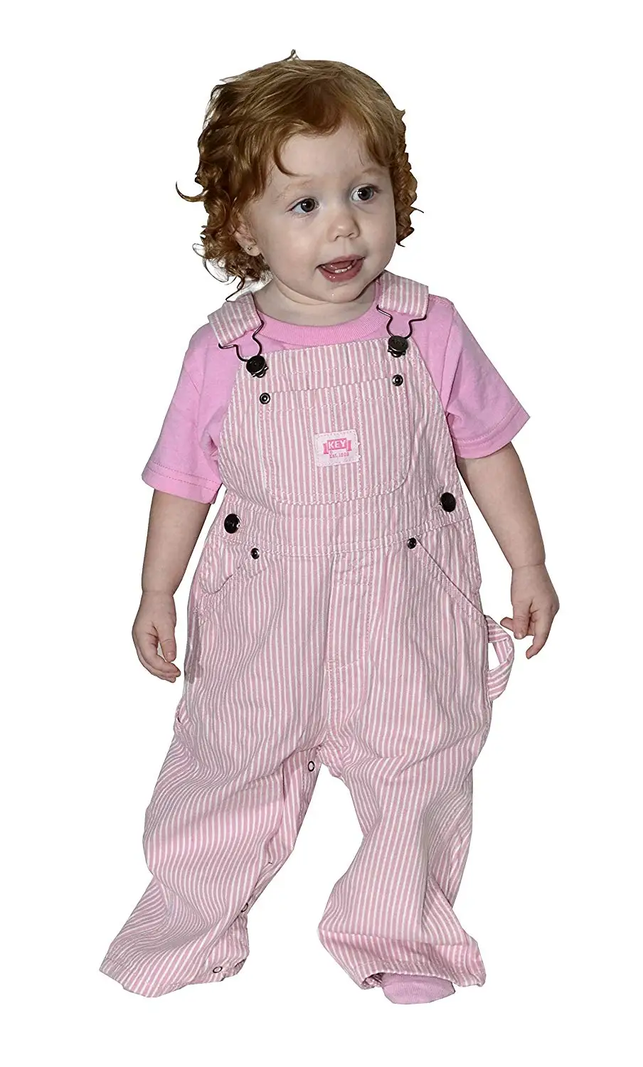girls pink overalls