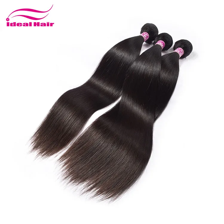 Alixpress Malaysian Short Straight Virgin Human Hair Weave