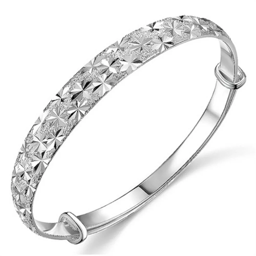 

Babysbreath women 925 Silver Adjustable UK Seller women Bangle Bracelet