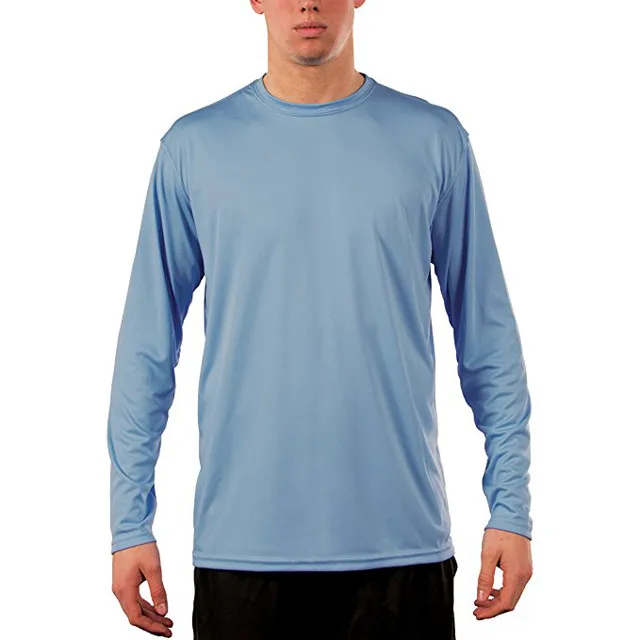 

Men's UPF 50+ Sun Protection Long Sleeve Outdoor Performance T-Shirt, Customized color