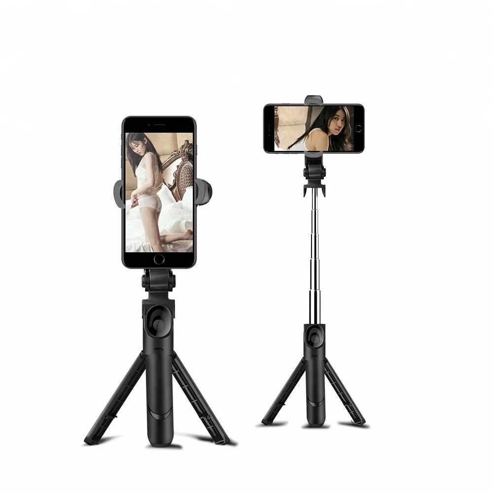 

New Arrival Selfie Stick Bluetooth Extendable Wireless Built-in Remote Shutter Button Selfie Stick, White;black