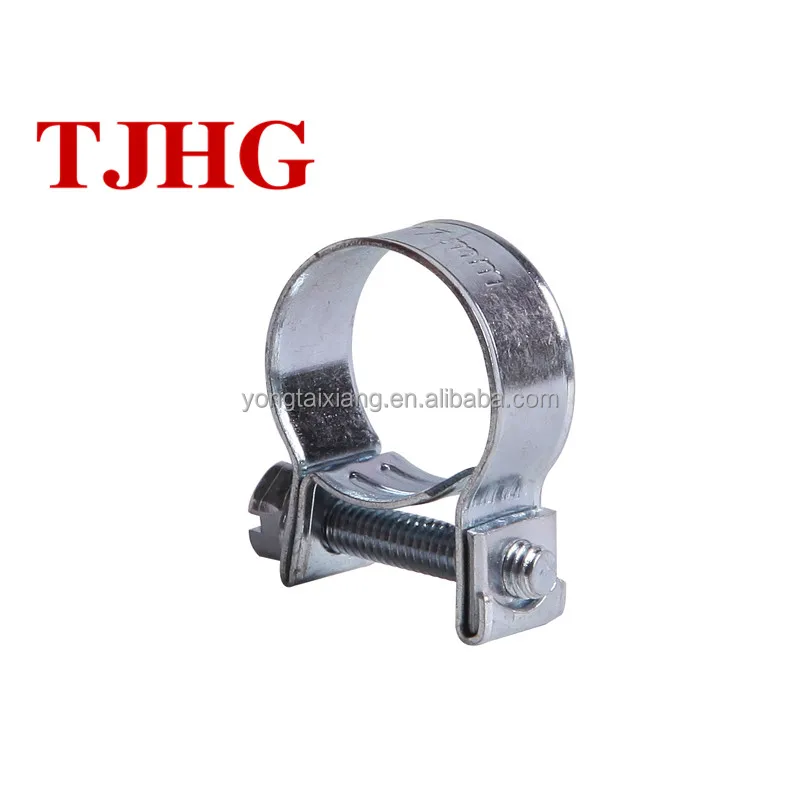 
7mm high torque iron galvanized mini hose clamp 