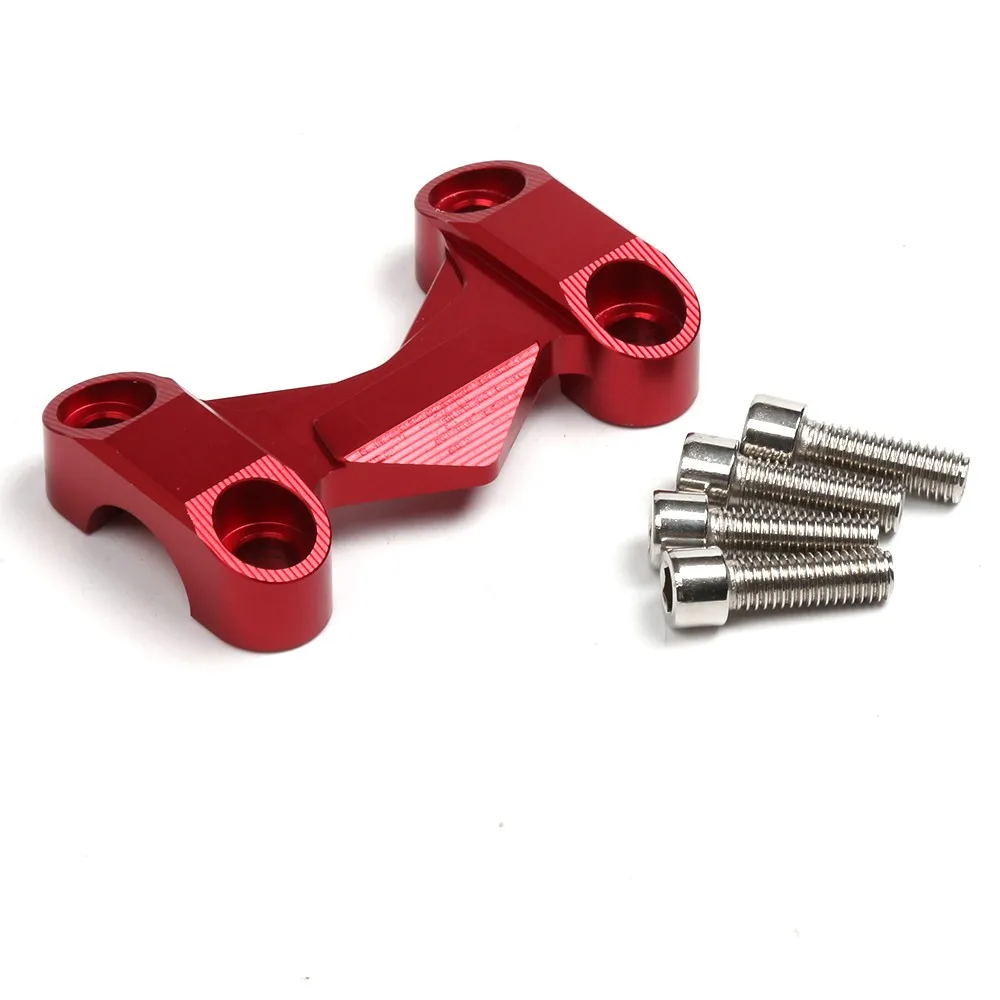 Motorcycle Cnc Aluminum Handlebar Risers Top Cover Handle Bar Fat Bar ...