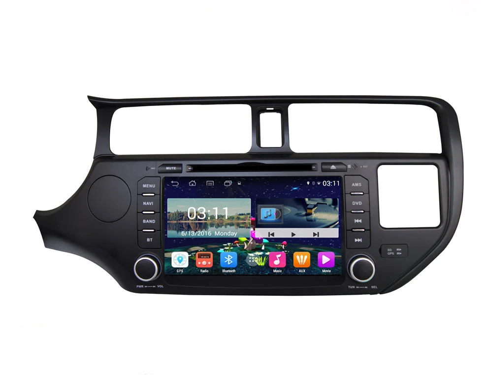 Upsztec Android 8" Touch Screen Car Radio Player For Kia K3 Rio 2011