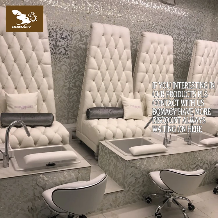 Luxury Nail Salon Chairs Pedicure Chairs Design Salon Equipment Spa Antique Pedicure Station