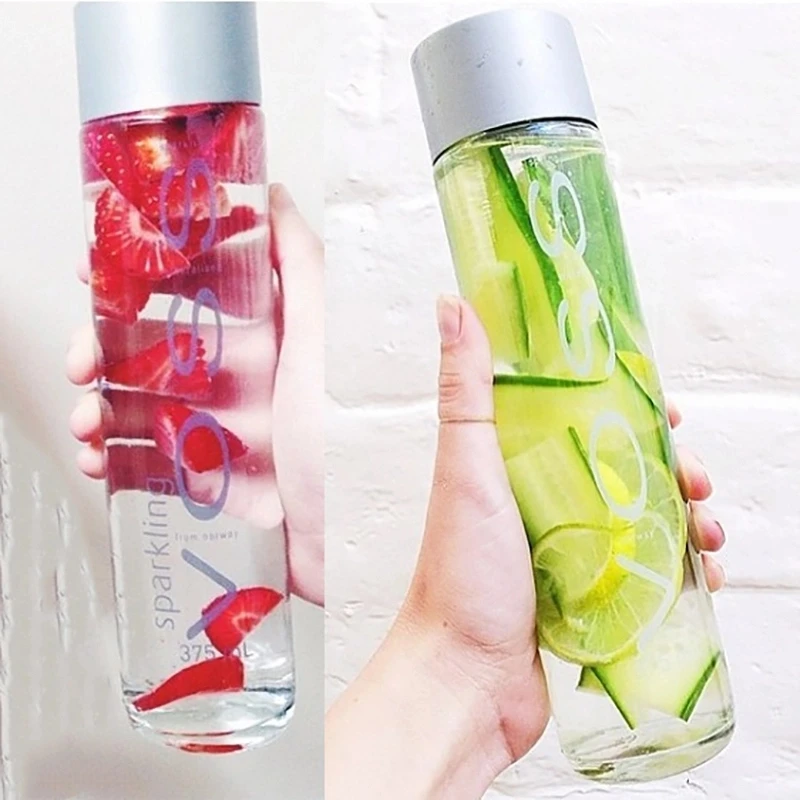 Manufacturer Customization Product Voss Water Bottle 16oz 18oz 500ml Drinking Glass Bottle Buy
