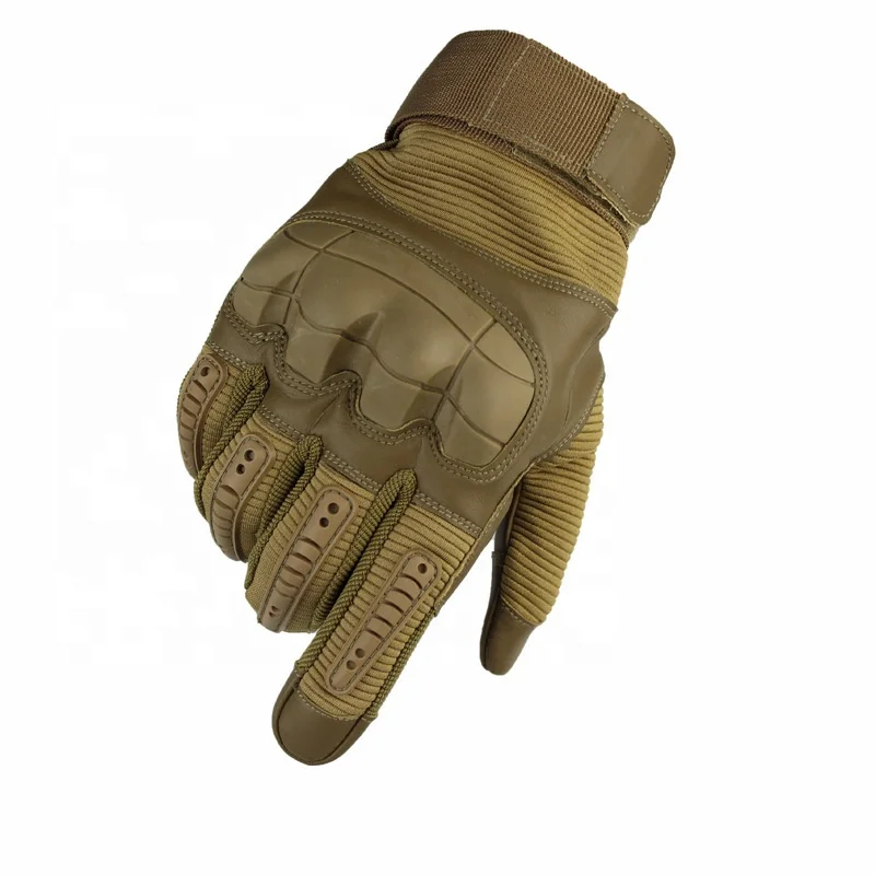 

Custom black outdoor polyester tactical hard knuckle military police winter warm gloves, Black,army green,khaki