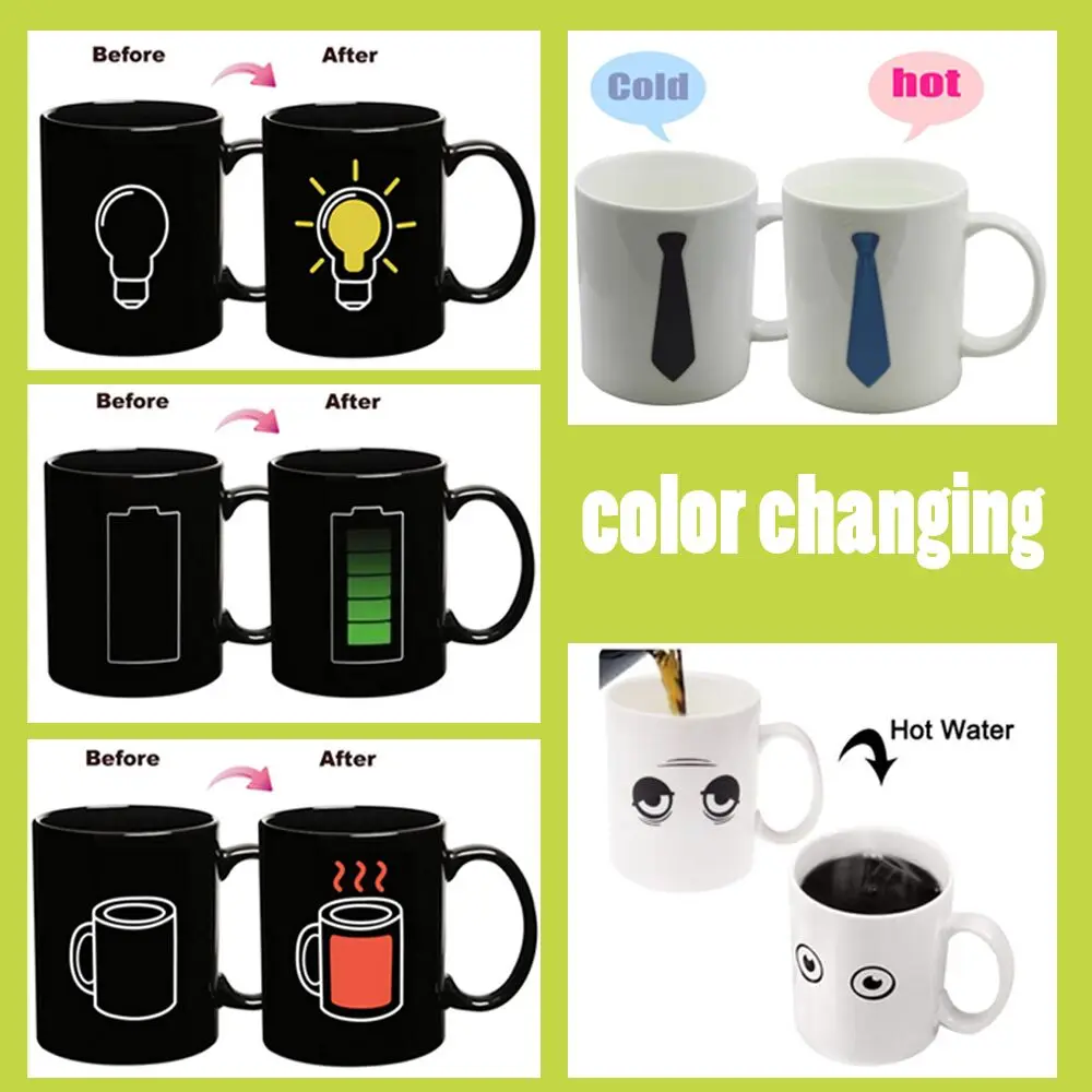 Eco Temperature Heat Sensitive Coffee Cup Color Changing Sublimation Ceramic Magic Mug Buy