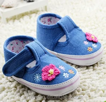 denim shoes for baby girl