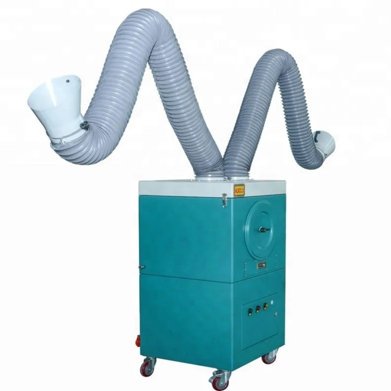 
Portable Welding Fume Extractor/Industrial Dust Collector with Double Arms for Welding and Cutting machine 