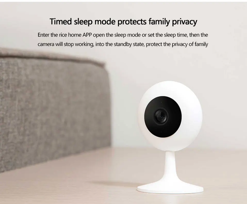 Xiaomi Mijia Xiaobai Ip Camera 720p Wifi P2p Twoway Audio Ir 9m Mi
