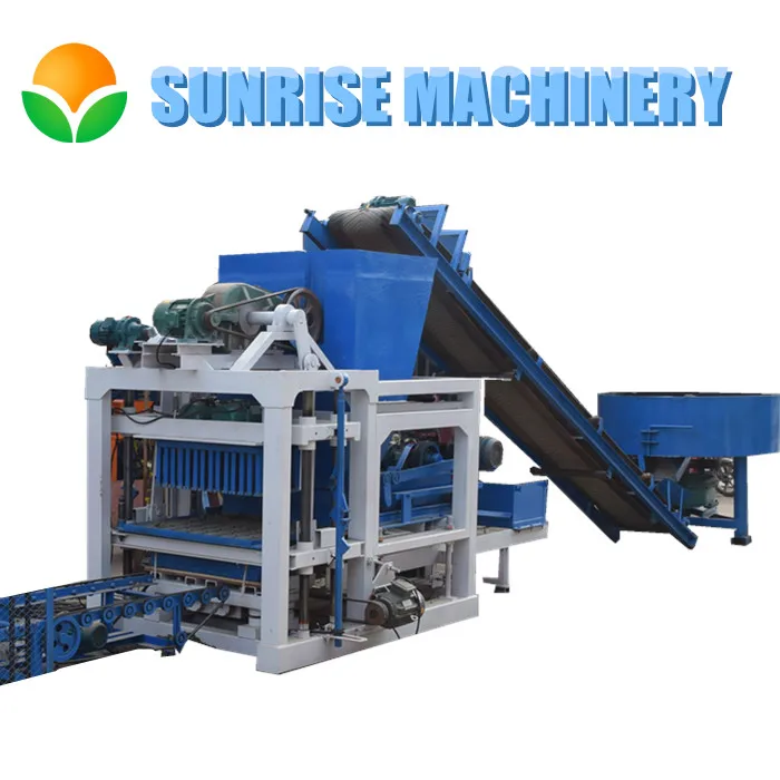 QTJ4-40 small scale manual 3 holes concrete brick making machine