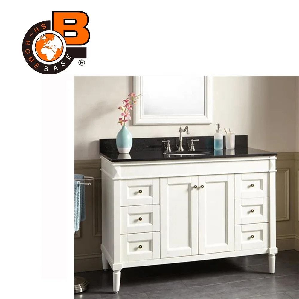 
floorstanding white bathroom vanity 