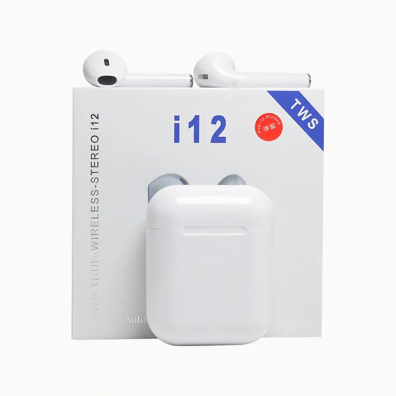 

2019 New High Quality I12 Tws 1:1 Air Pods Wireless 5.0 Super Earphones Pk I10 I11 Tws For Iphone Xr 8 7, N/a