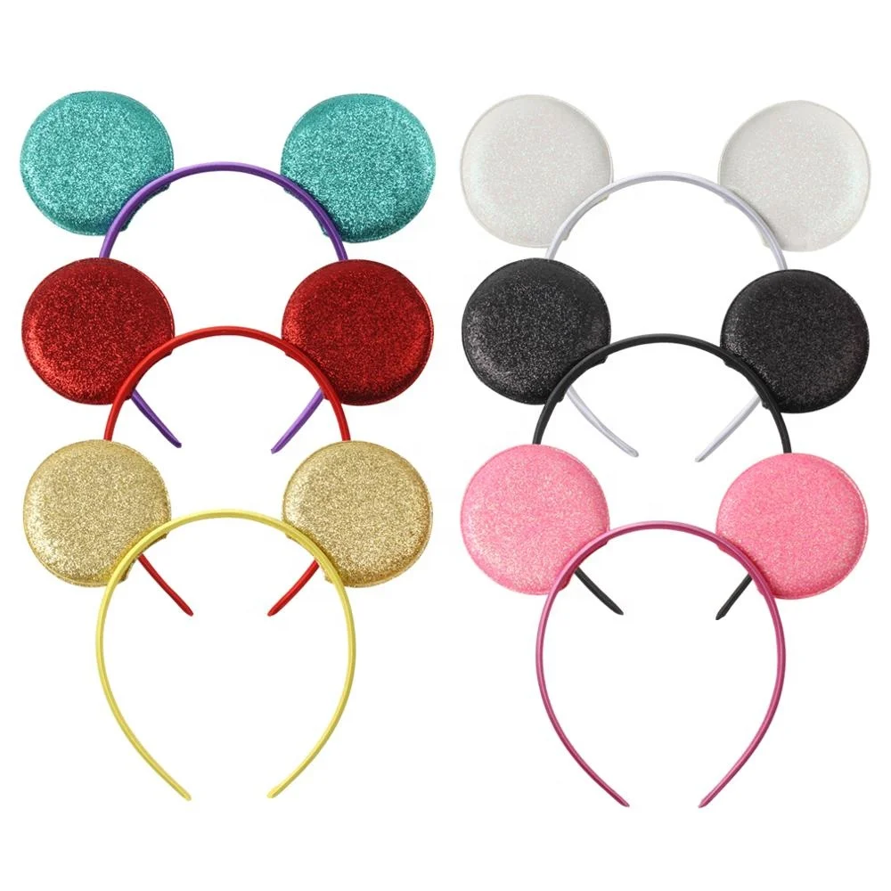 

2019 The Most Popular Mouse Ears Headband Baby Girl Fashion Hairband, 6 colors